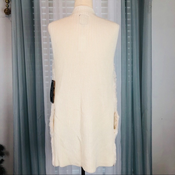 Faux-fur Sweater Vest - Picture 3 of 7